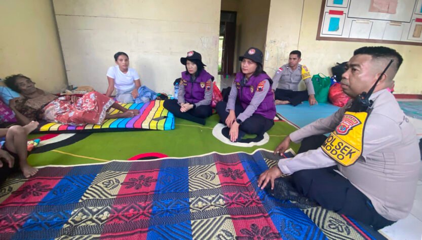 Polri Berikan Konseling dan Trauma Healing bagi Korban Gempa di Manggarai Barat